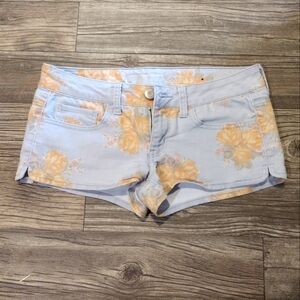 American Eagle Floral Shortie Shorts 6